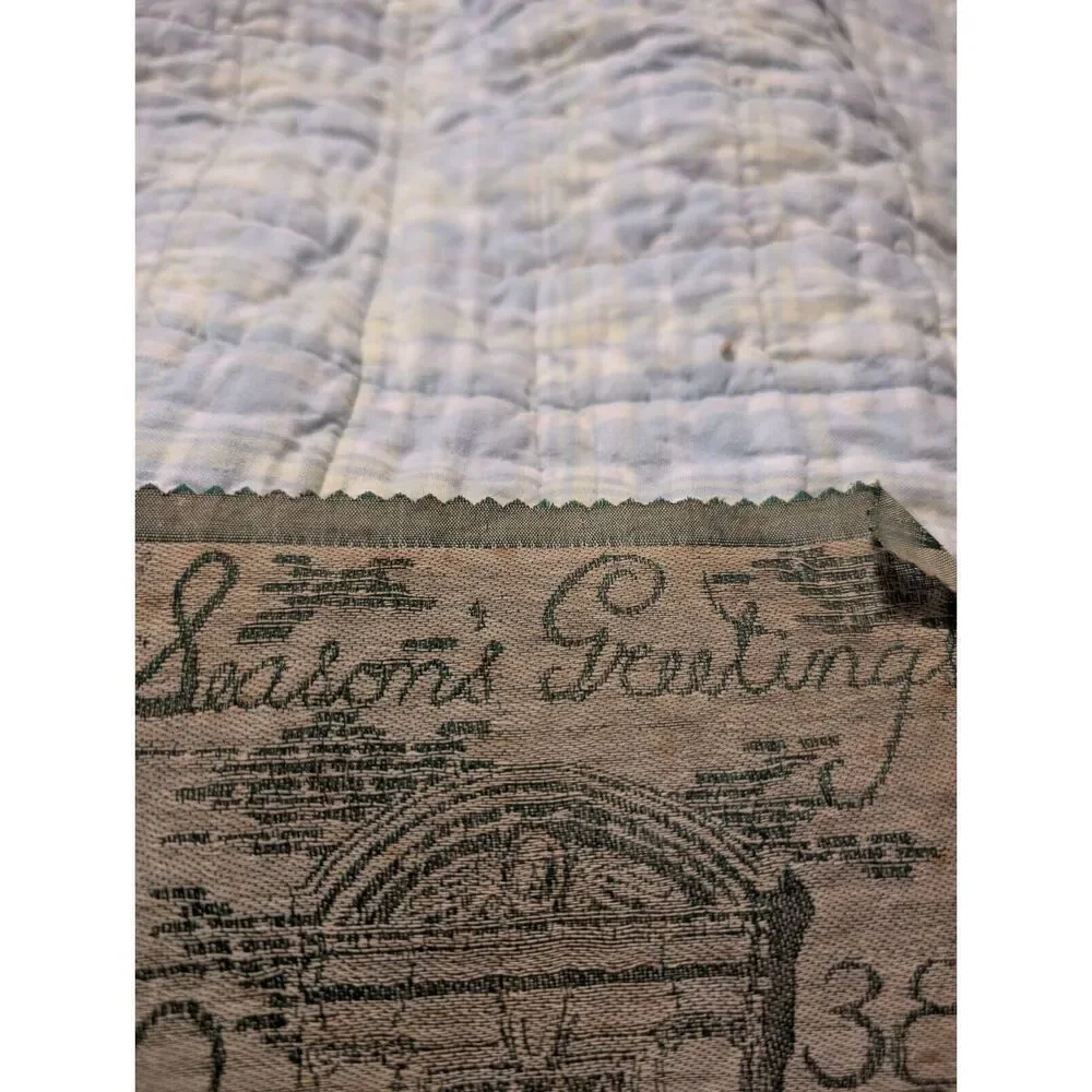 Seasons Greetings Cloth From Auburn 1938 10